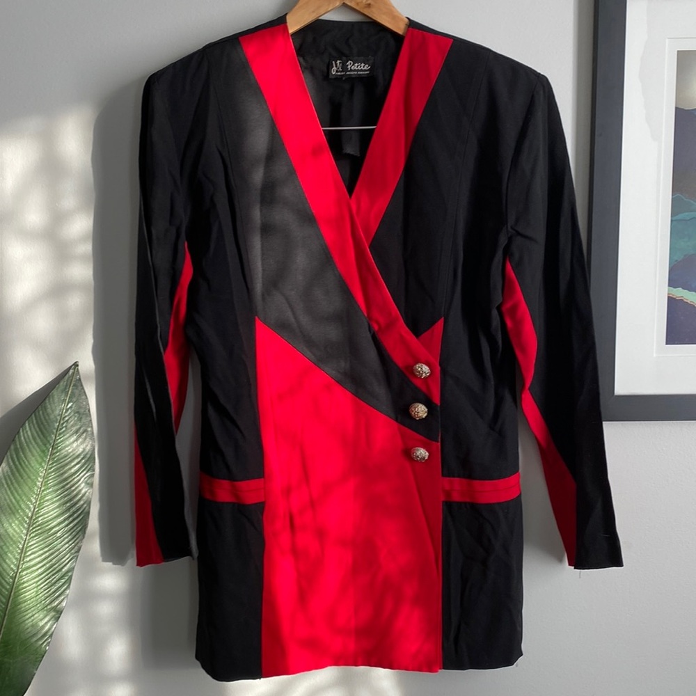 Vintage Joseph Ribhoff Petite Colourblock Blazer